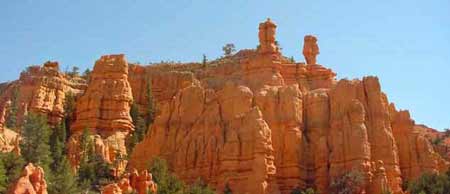 Bryce Canyon National Park 
Red Canyon, Rt 12