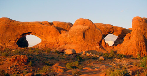 Arches National Park 
North and South Windows