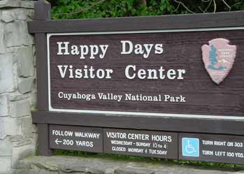 Cuyahoga Valley National Park Happy Days Visitor Center
