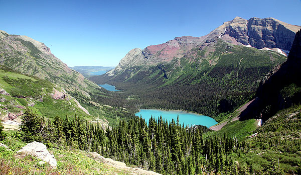 Glacier National Park 
Grinnell, Josephine, and Swiftcurrent Lakes