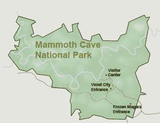 Mammoth Cave National Park Map