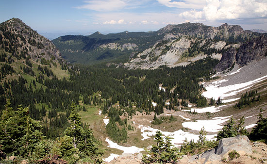 Mount Rainier National Park 
Huckleberry Basin from Sourdough Ridge