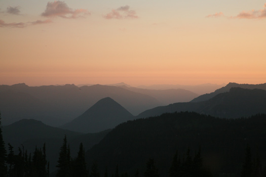 Mount Rainier National Park 
Skyline Trail at Dusk