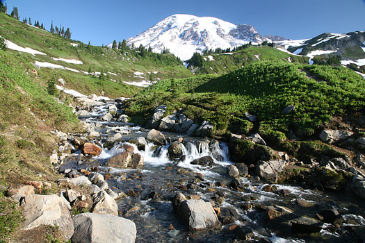 Mount Rainier National Park 
Myrtle Falls