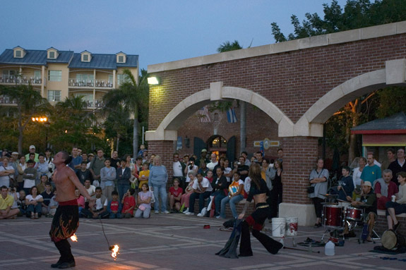 Key West Mallory Square 
Acrobat