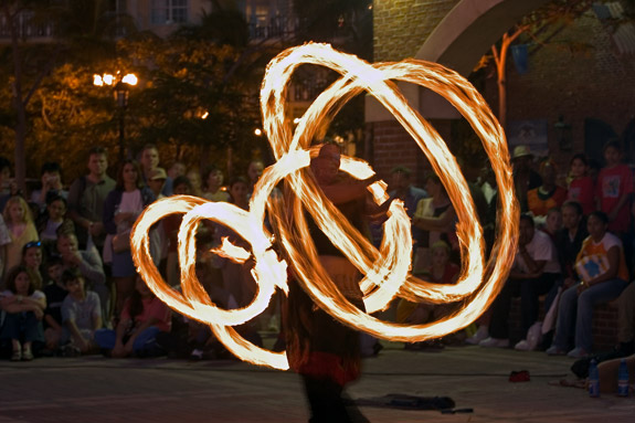 Key West Mallory Square 
Acrobat