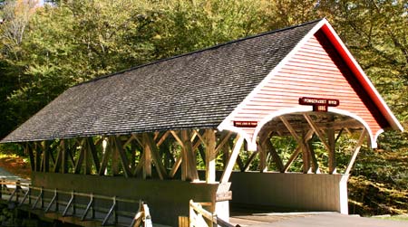 New Hampshire Flume Gorge Covered Bridge