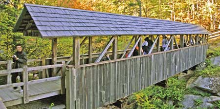 New Hampshire Flume Gorge Covered Bridge