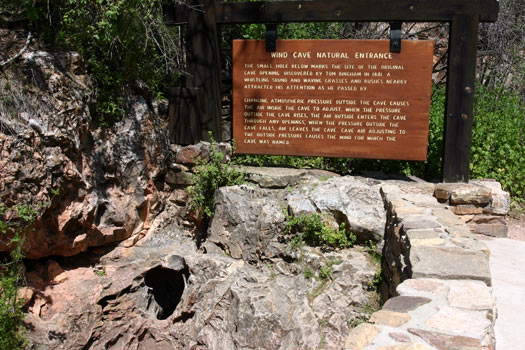 Wind Cave National Park Natural Entrance
